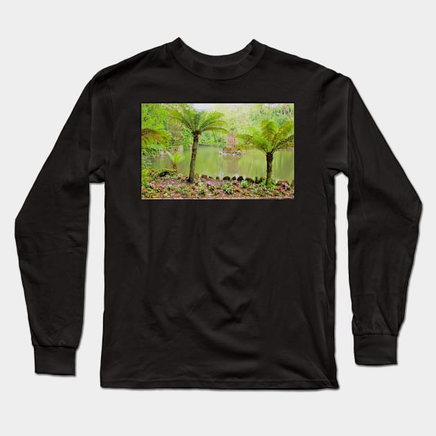 Island of Ruins Long Sleeve T-Shirt by TomikoKH19